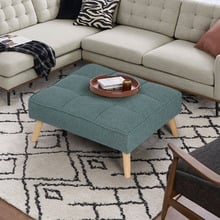 Azi Linen Ottoman